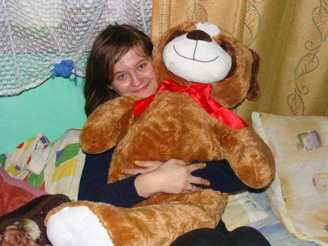 Z misiem :)