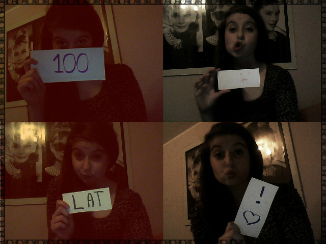 100 : > 