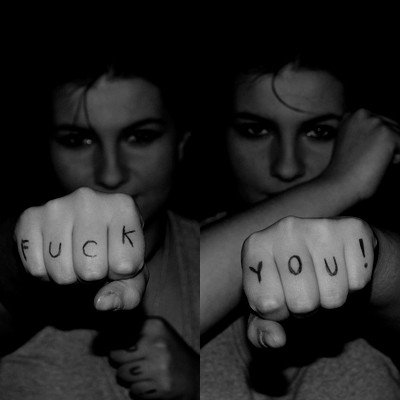 fuck you / fuck off