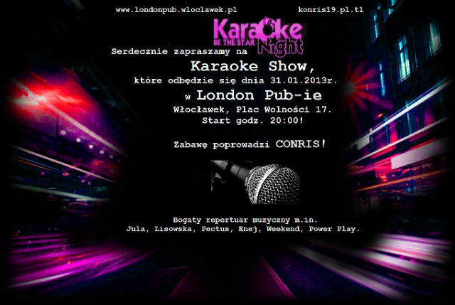 KARAOKE SHOW! LONDON PUB! 