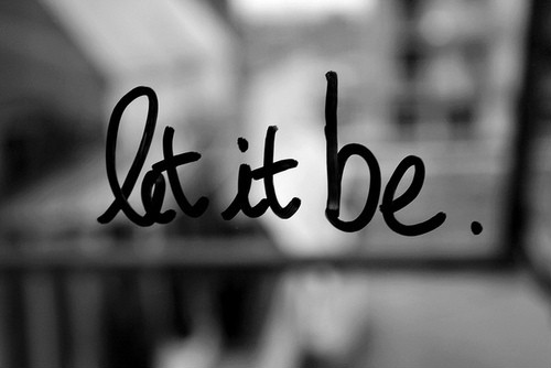yes...let it be. 