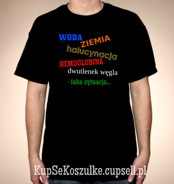 koszulka woda ziemia halucynacja