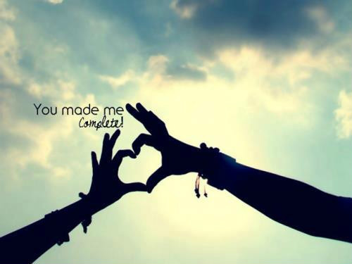 You made me Complete!