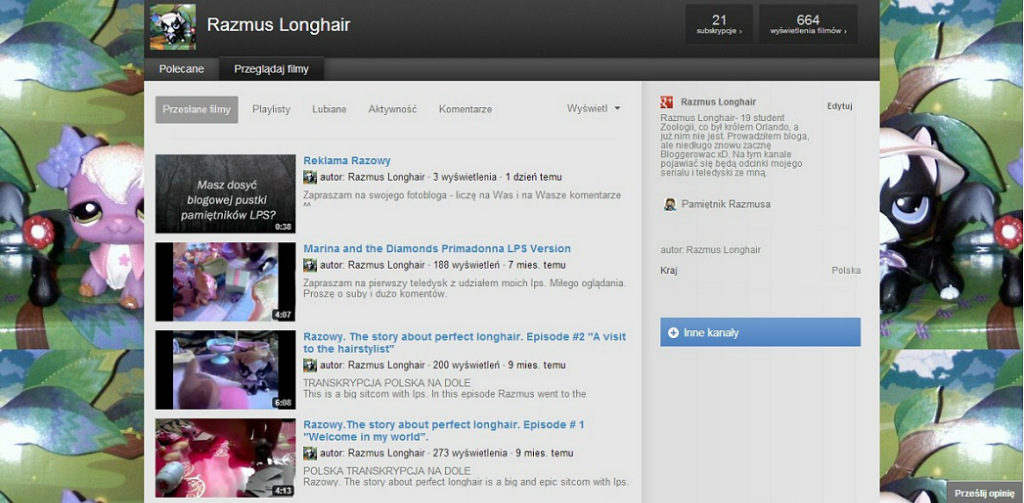002.Zapomniane konto na YouTube.