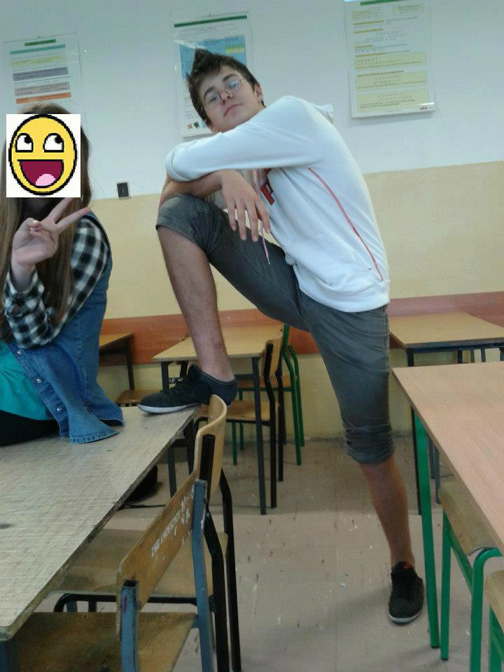 Nuda na lekcji !