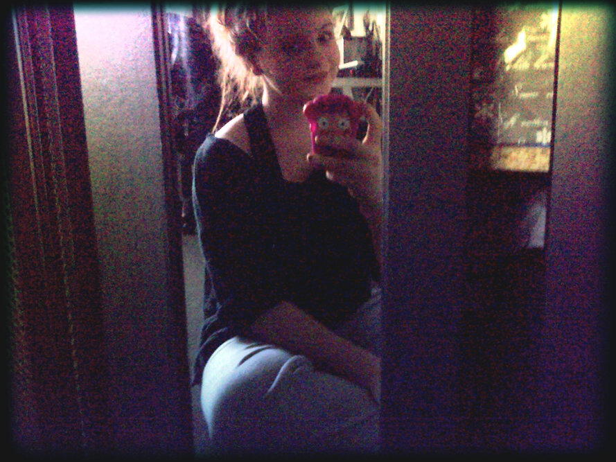 hehhe w lustereczku:p 