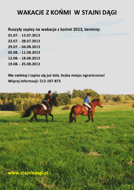 Wakacje 2013 !!!