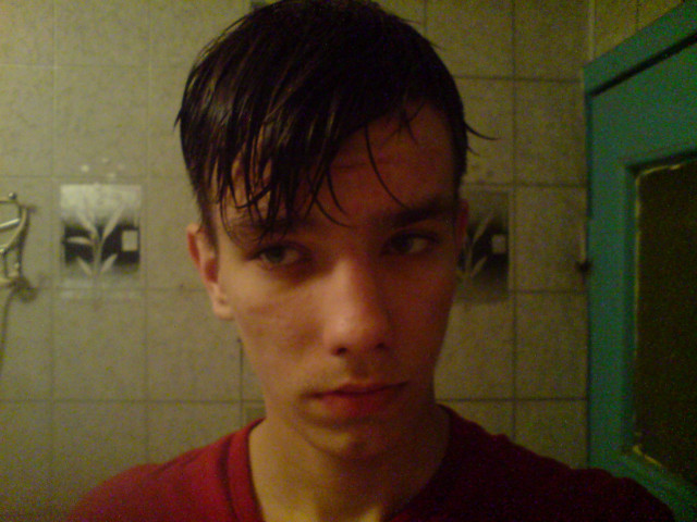 ;P