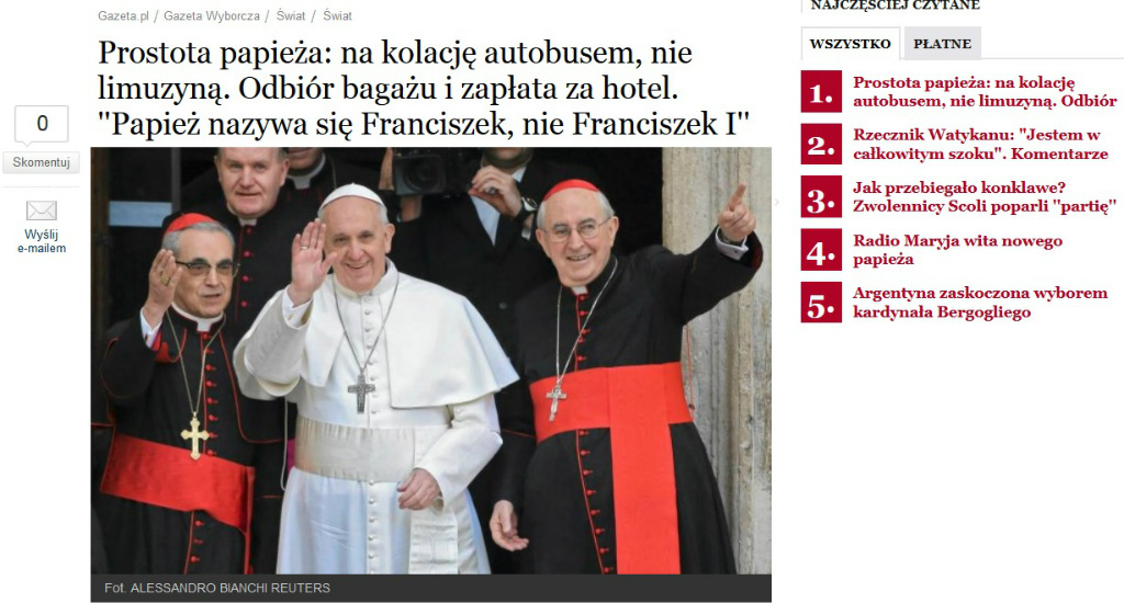 Papie Franciszek