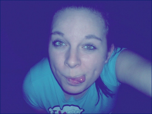 ;P