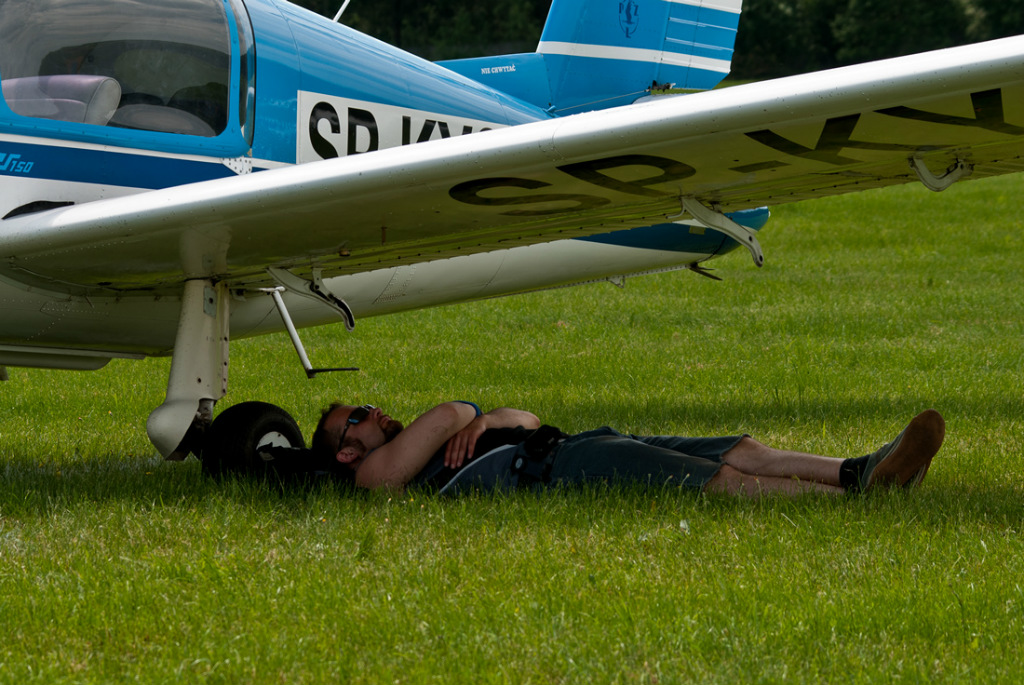 Relaks przed pokazem :)