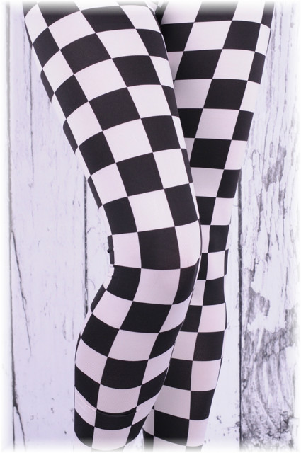 Legginsy "szachownica"