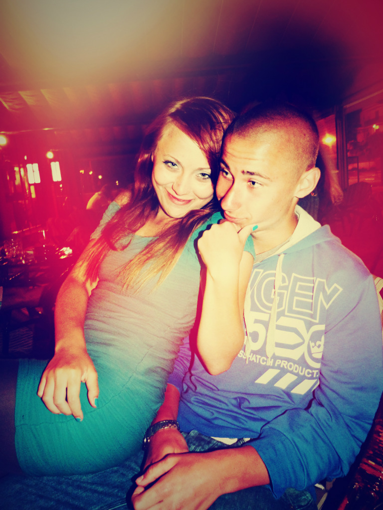 with my bro. 