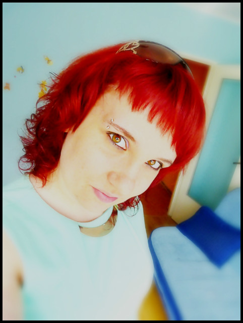 red hair :D