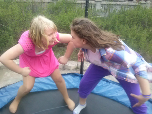 Na TRAMPOLINIE :)