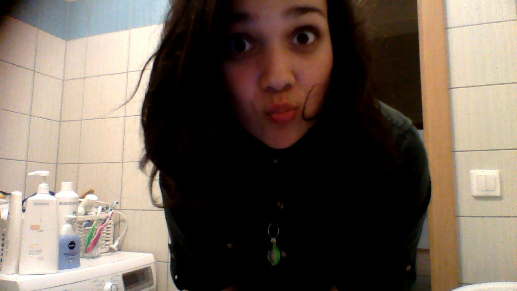Duck face :)