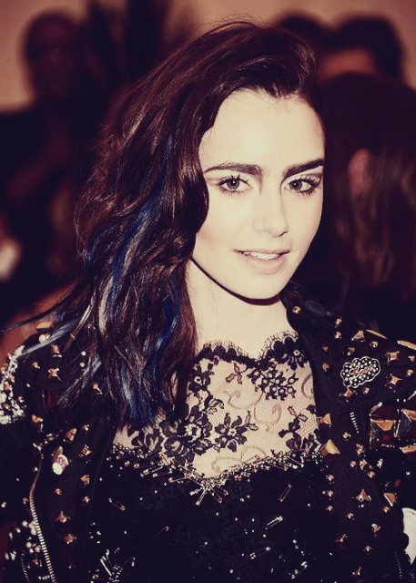 Lily Collins.