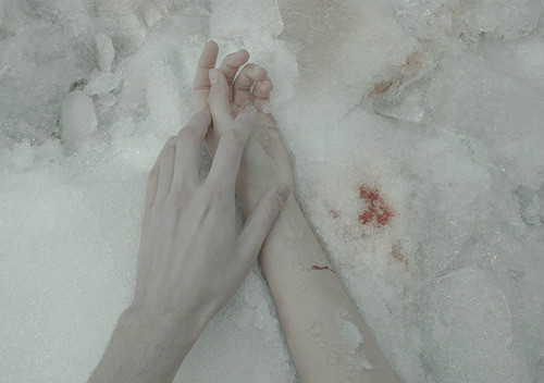 my heart is cold from this snow.