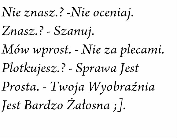 `. Prawda .. `.