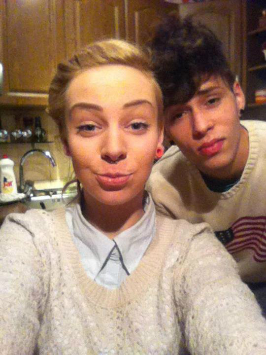 With my lovely sister 