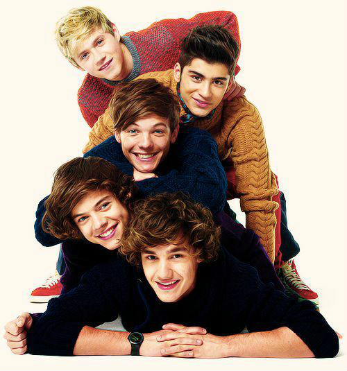 Niall, Zayn, Louis, Harry i  