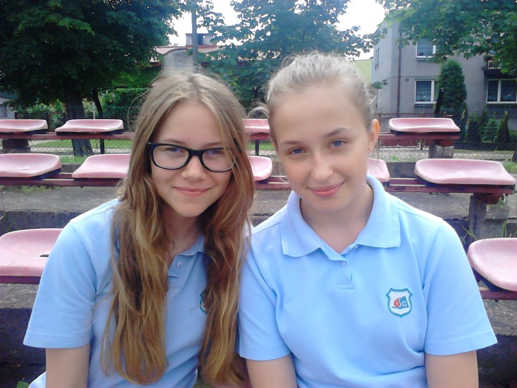 Dzisiejszy w-f z Olga i Kamila