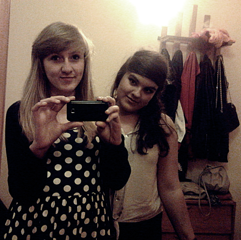 przed lustrem ;D