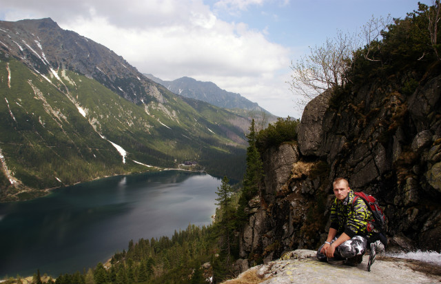Morskie Oko z nad Czarnego Stawu