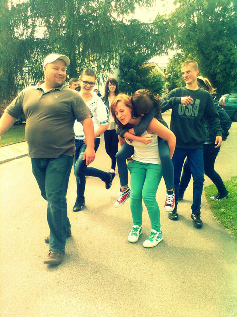 Spacerek na wfie ;D