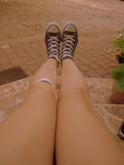 plaster na nodze,heheh