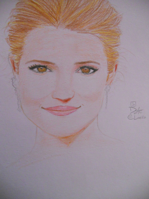 Dianna Agron drawing / rysunek 