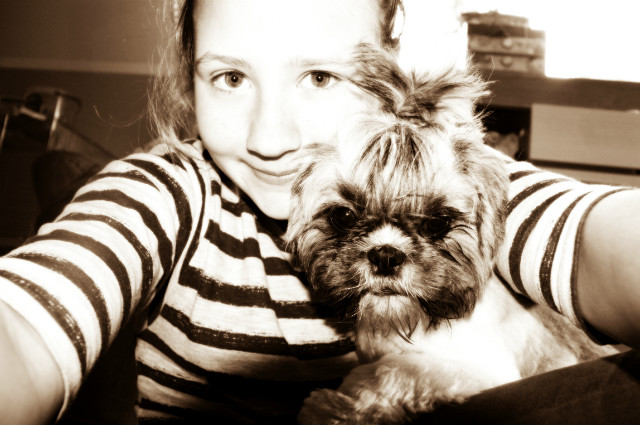 z psem :**