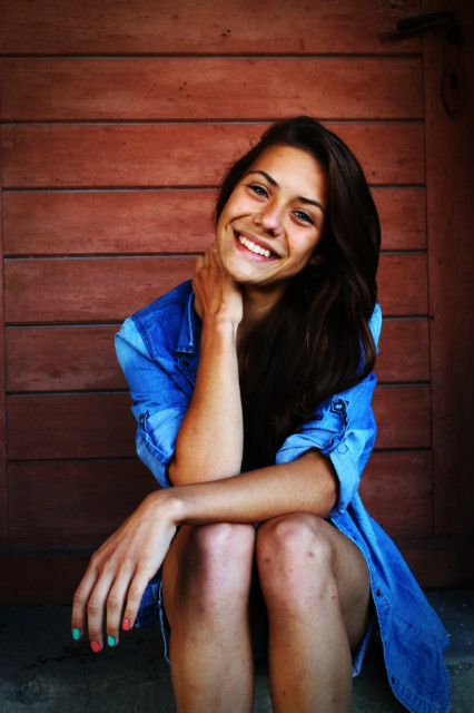 Just smile.