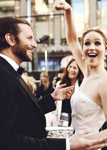 Jennifer i Bradley Cooper.