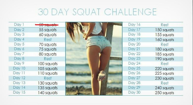 challenge squats ! 