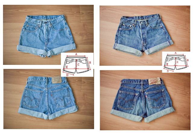 szorty Levi's DIY 
