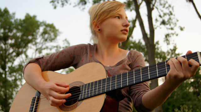 A gdybym mia gitar tooo bym na