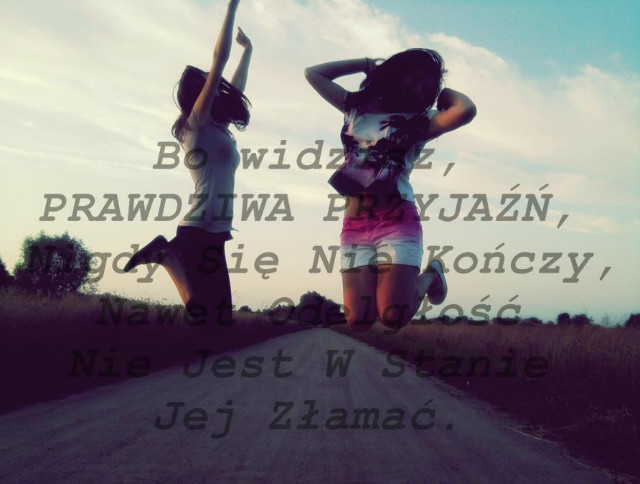 Kocham si z Tob drani. 