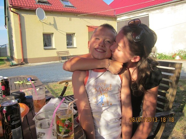 Z braciszkiem ;D 