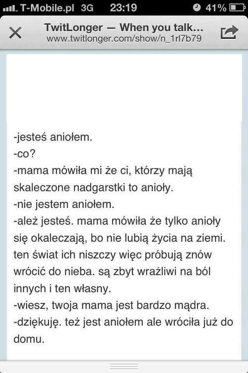 JESTEM ANIOEM.