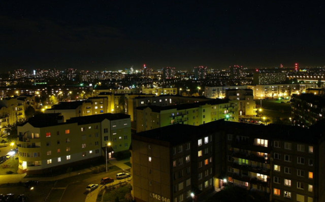 nasze miasto noc :D