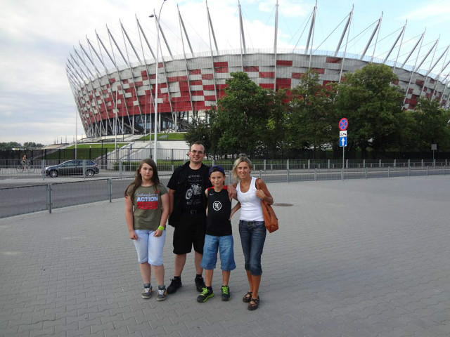 Przy stadionie :)