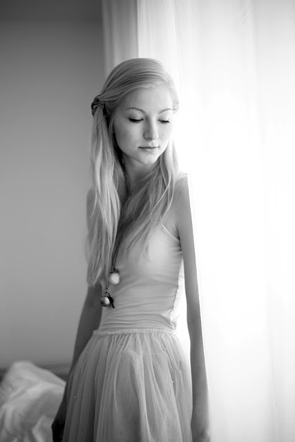 black and white