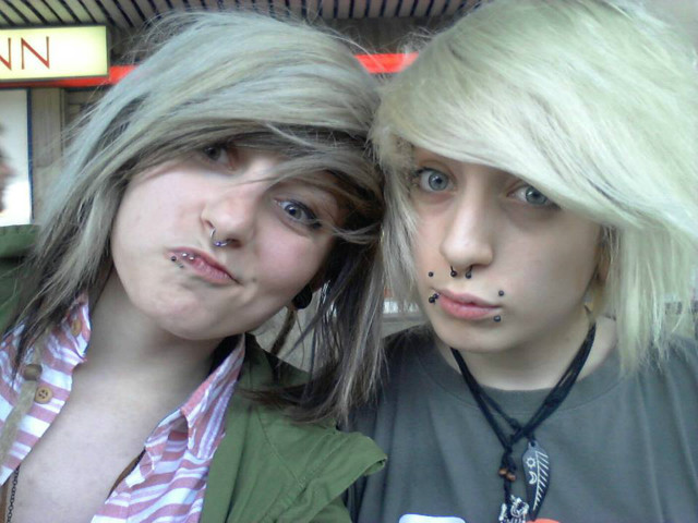 with my sis