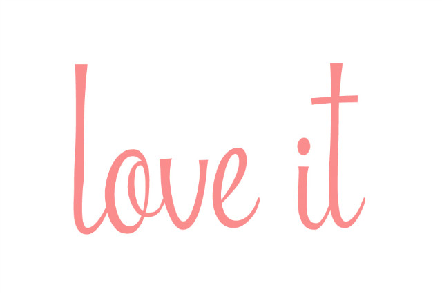 Love IT !