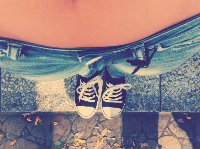 brzuch :c 
