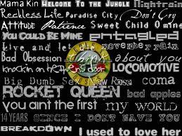 Suck on Guns N' Fuckin Roses 