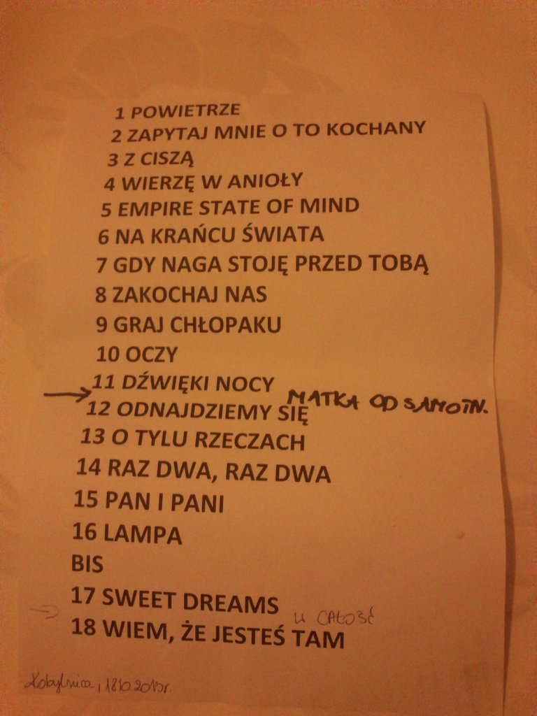 Ach, co to by za koncert...
