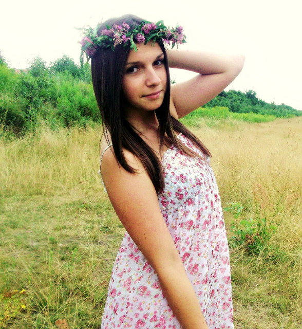  takie tam w wianku  *_* 