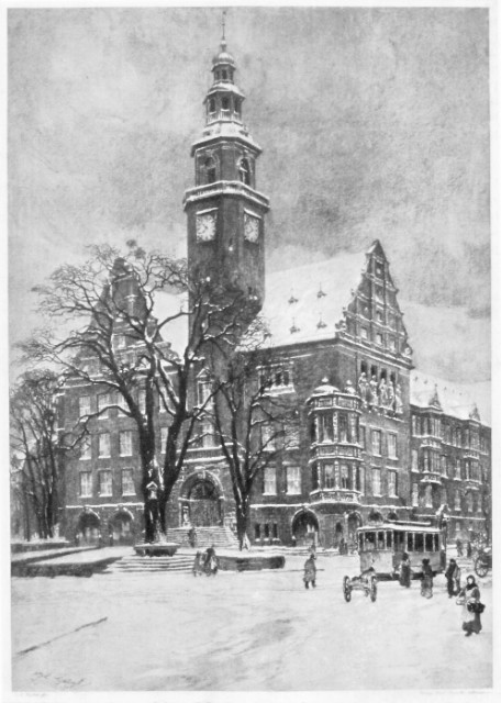 1915 - Das Rathaus in Allenstein